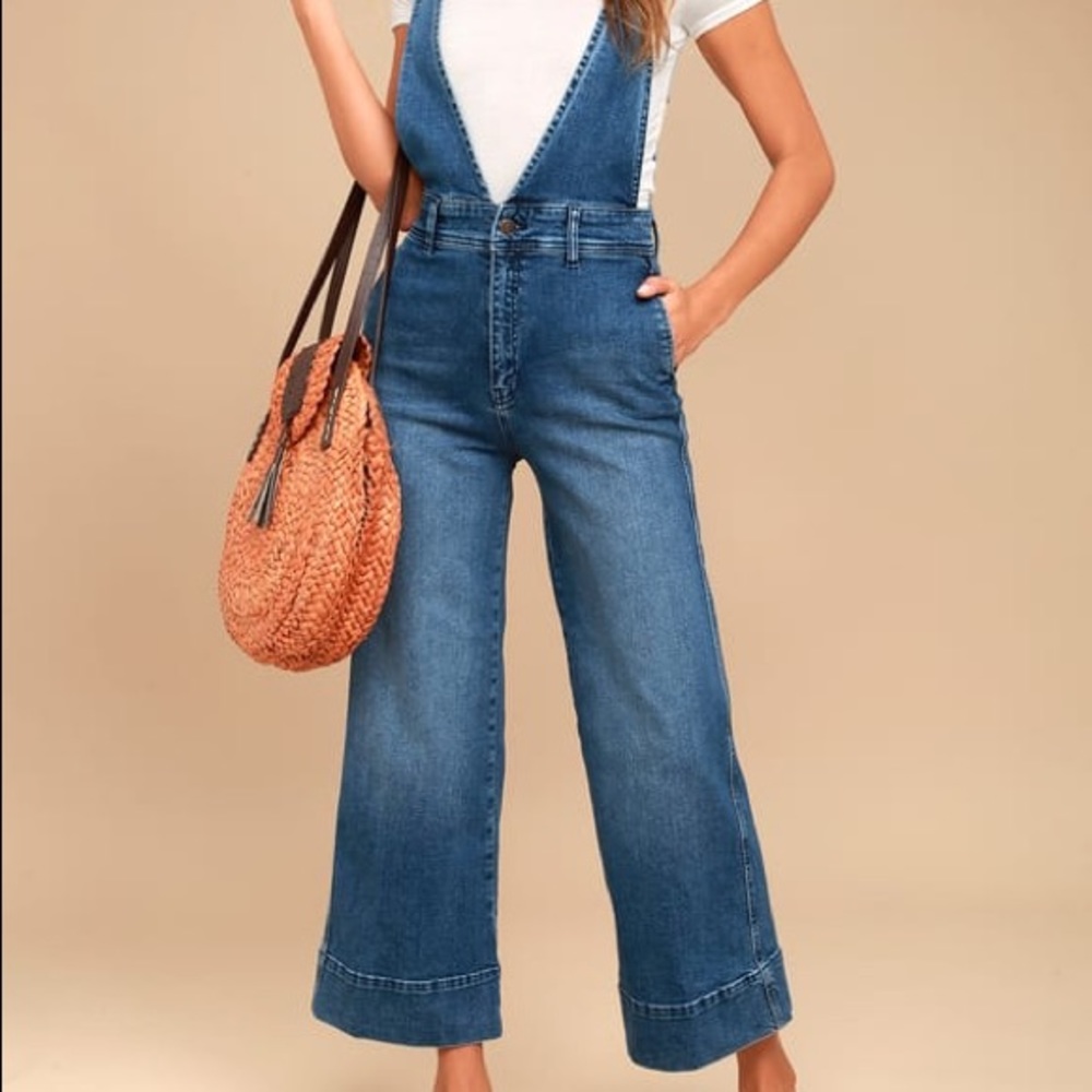 Free People A Line overalls